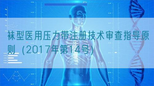 襪型醫(yī)用壓力帶注冊技術審查指導原則（2017年第14號）(圖1)